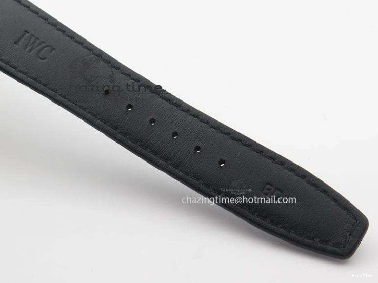 MIROTIME 0412 Practical Portuguese Real PR IW500109 ZF 1:1 Best Edition Black Dial On Black Leather Strap A52010 V 7308